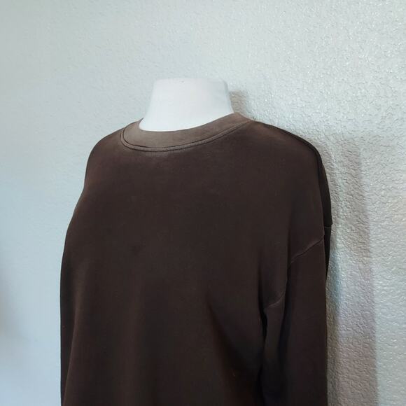Cotton Citizen Brown Crewneck Sweatshirt Size S - Picture 5 of 13